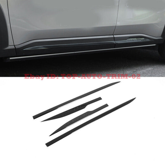 for Infiniti QX60 2022-2024 Black Steel Body Door Side Molding Cover Trim Panels
