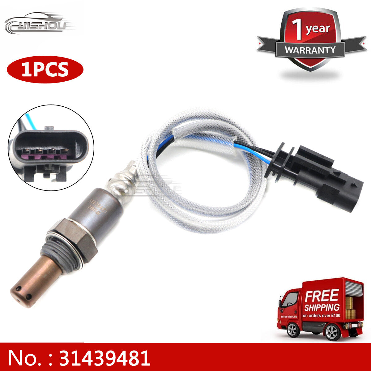 31439481 Downstream oxygen sensor suitable for Volvo S60 S90 XC60 XC90 V60 V90 T4 T5 T6