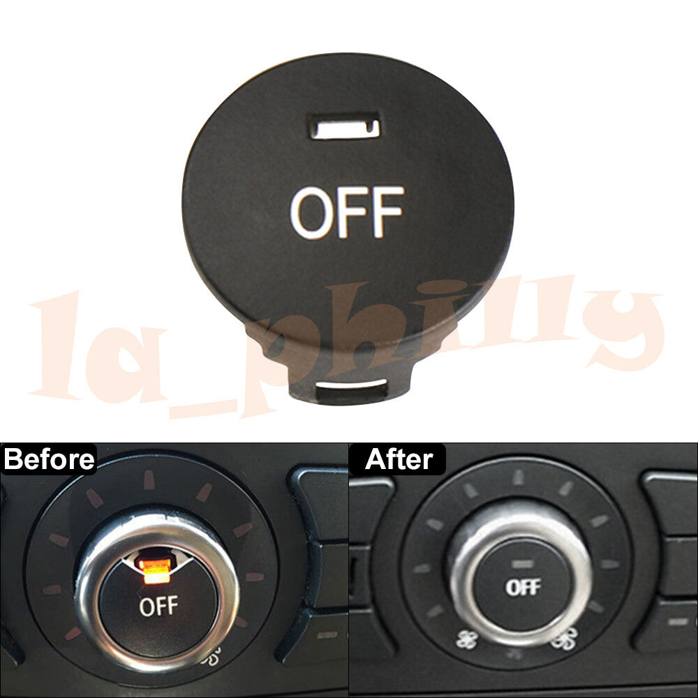 Front A/C OFF Speed Switch Button Cap for BMW E60 E61 E63 E64 5 6 Series M5 M6