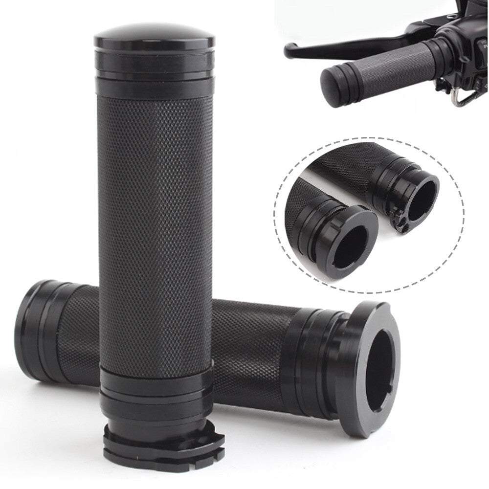1-inch black handlebars for motorcycles compatible with for Harley Touring models. n