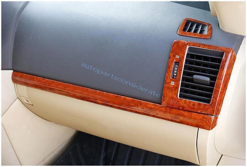 for Toyota for Land Cruiser 16-21 3P for Co -Pilot Passenger Dash Strip Peach Wood Grain