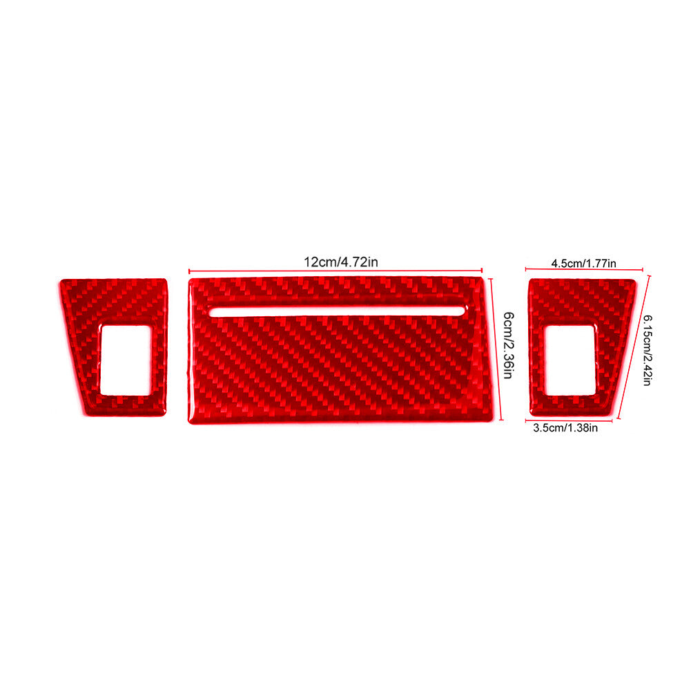 Carbon Fiber Rear Door Panel Cover Trim for Mercedes G-Class G350/G500 2013-2018 v