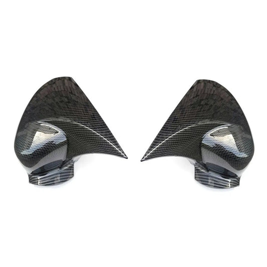 Pair Carbon Fiber Rear View Mirror Cover for Honda Accord 8th 08-17 Horn Style n