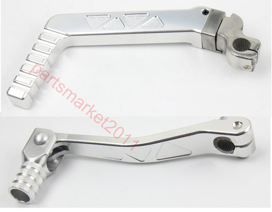 Silver CNC Kick Starter Shifter Levers 50CC 110CC 125CC Z50 CRF50 XR50 CRF70 SSR