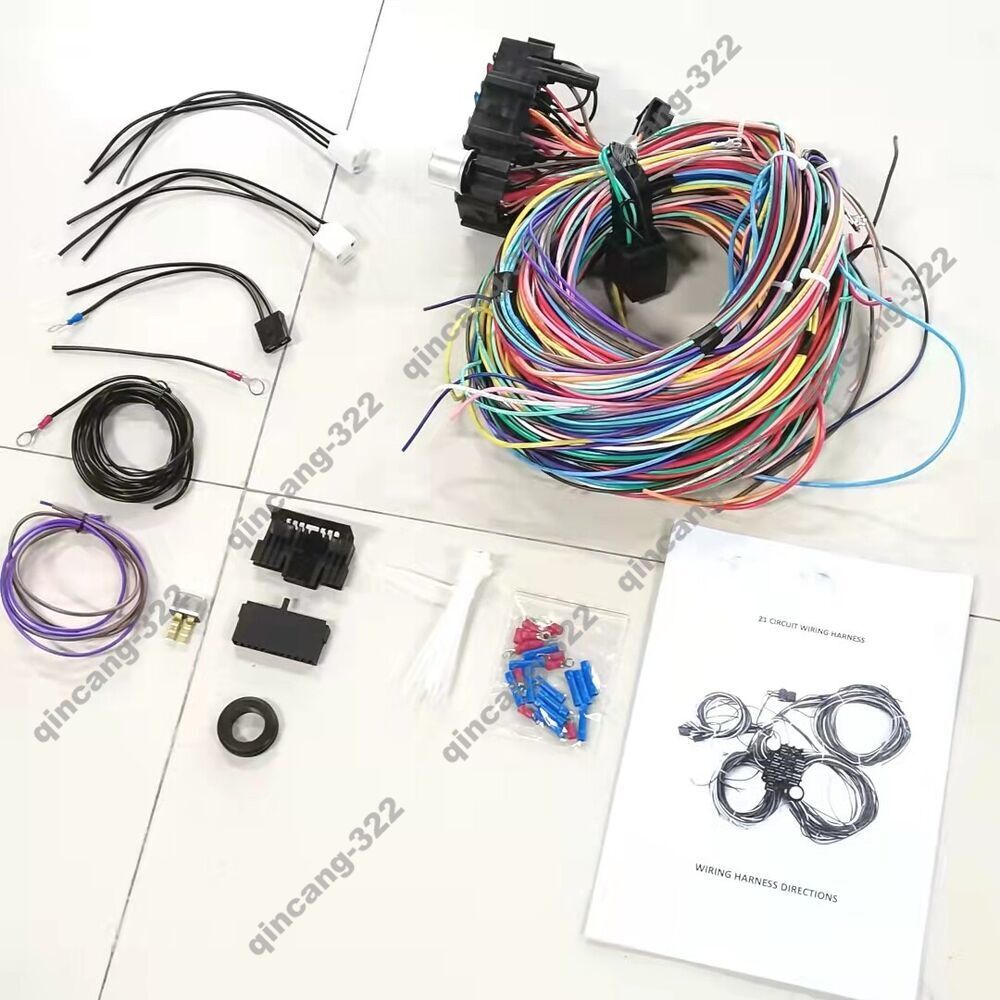 21-circuit wiring harness kit for GM classic cars