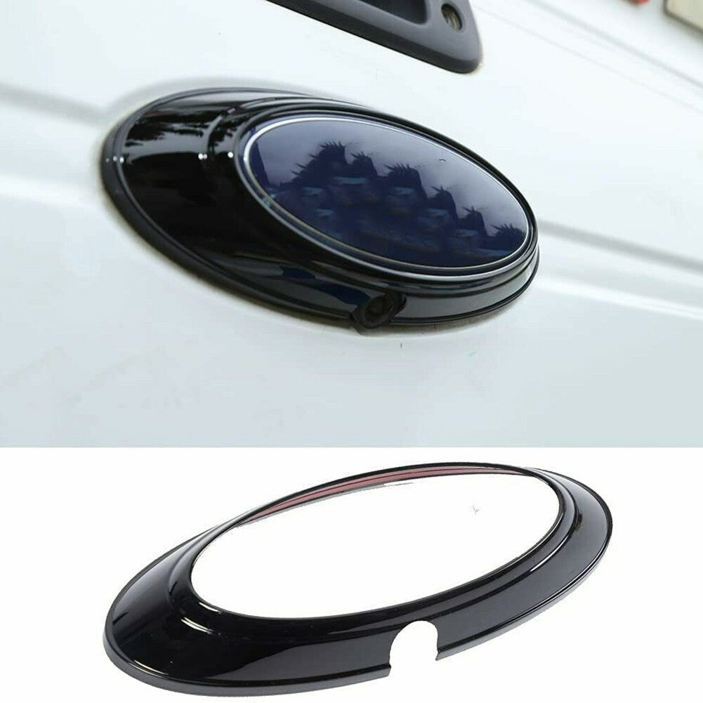 Carbon fiber console GPS navigation cover trim for Land Rover Discovery Sport 2015 - 19