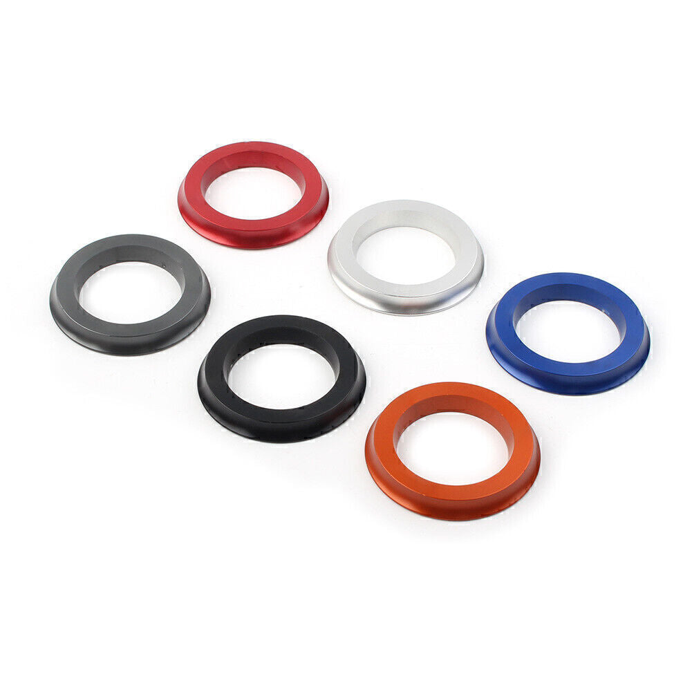 Motorcycle Ignition Key Switch Ring Cover Key Hole Circle Cap Cover Universal