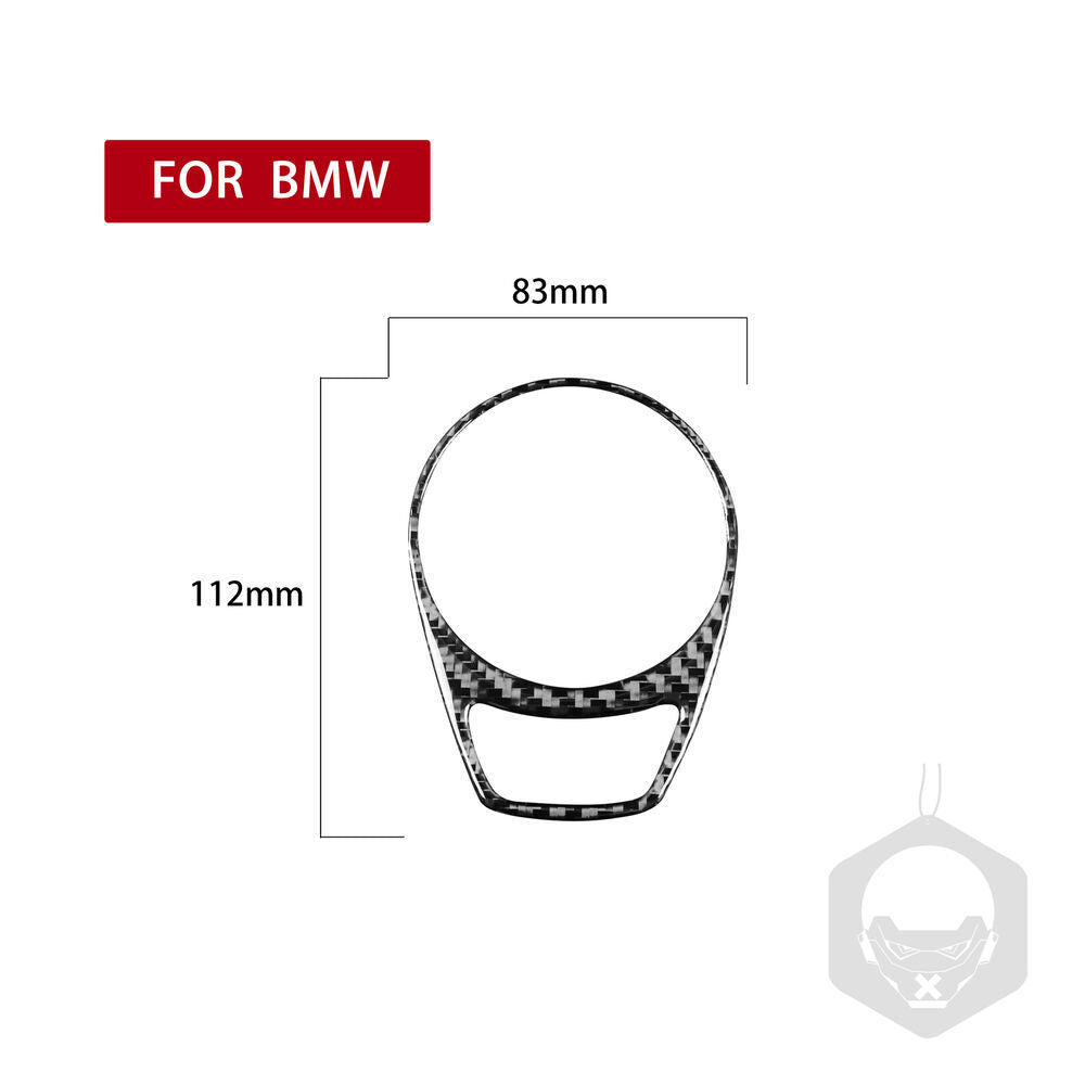 Carbon Fiber FM Switch Panel Interior Trim For 650i 645Ci M6 2004-2010 n
