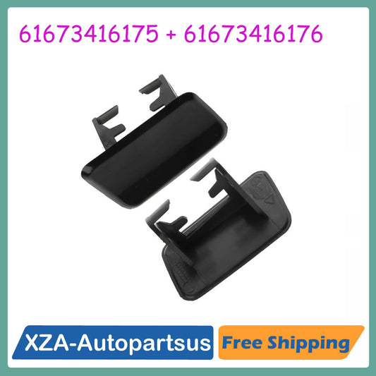 Pair of 2 Car Front Headlight Washer Nozzle Cap Cover for BMW X3 E83 61673416176 Q