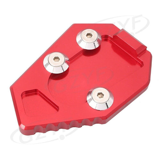 Motor Foot Side Kickstand Extension Plate Pads Fit for HONDA CB1000 2008-2015 Red Q