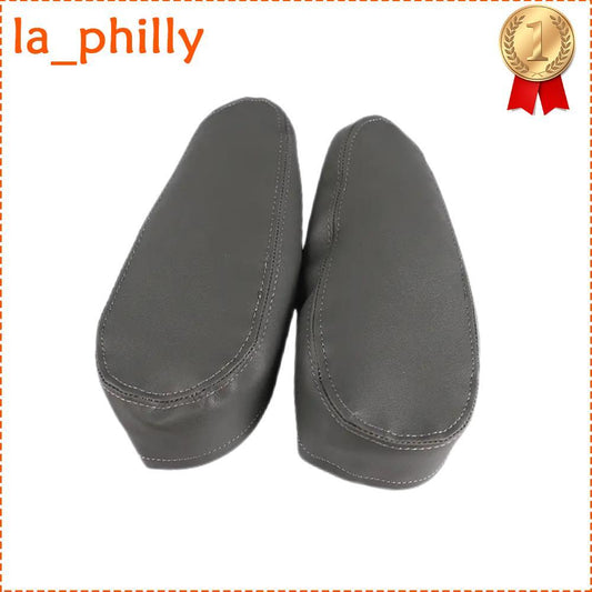 2Pcs for Seat Armrest Cover Drak Gray Synthetic Leather For 2003-2009 RX300 330 350 Q