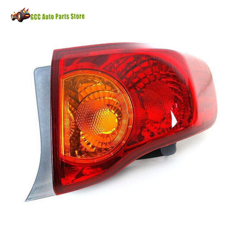 Left for Toyota for Corolla 08-10: Rear brake light outer taillight bulb missing