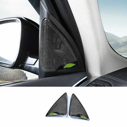 for BMW X3 G01 2018-21 Black Steel Inner A Pillar Post Horn Frame Cover Trim 2P