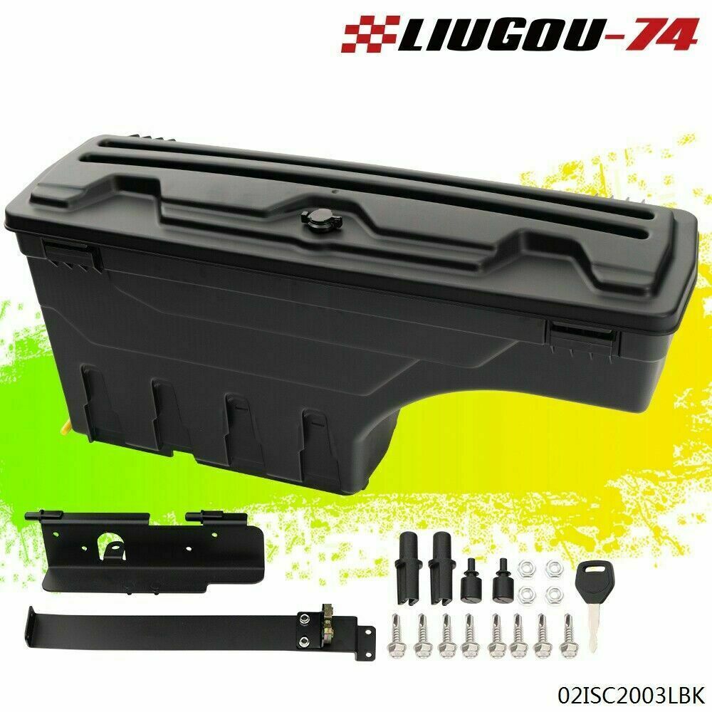 Left rear driver's side truck bed storage box toolbox suitable for 07-20 for Toyota Tundra