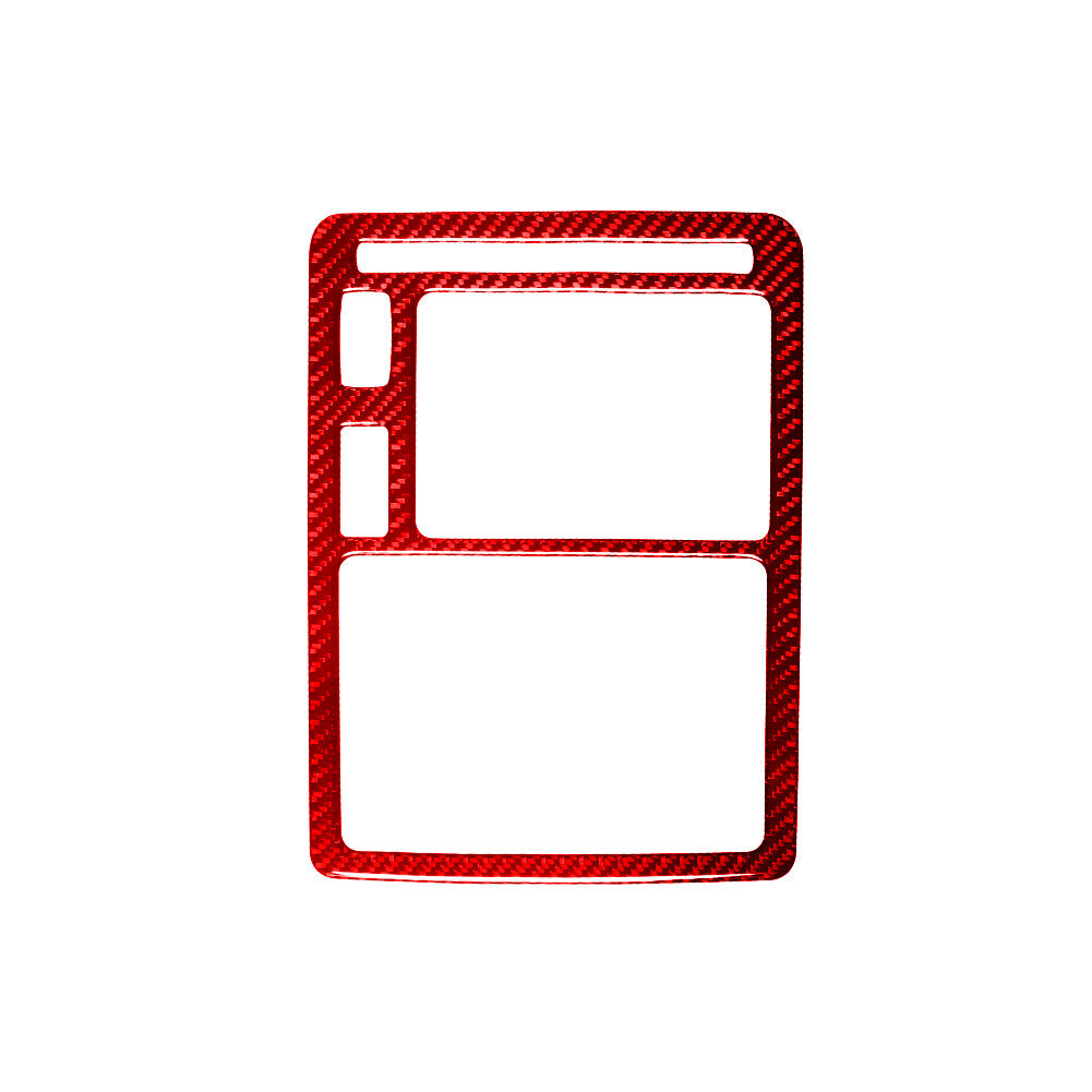 4Pcs Red Carbon Fiber Door Handle Frame Cover Trim For Ranger 2019-2022 v