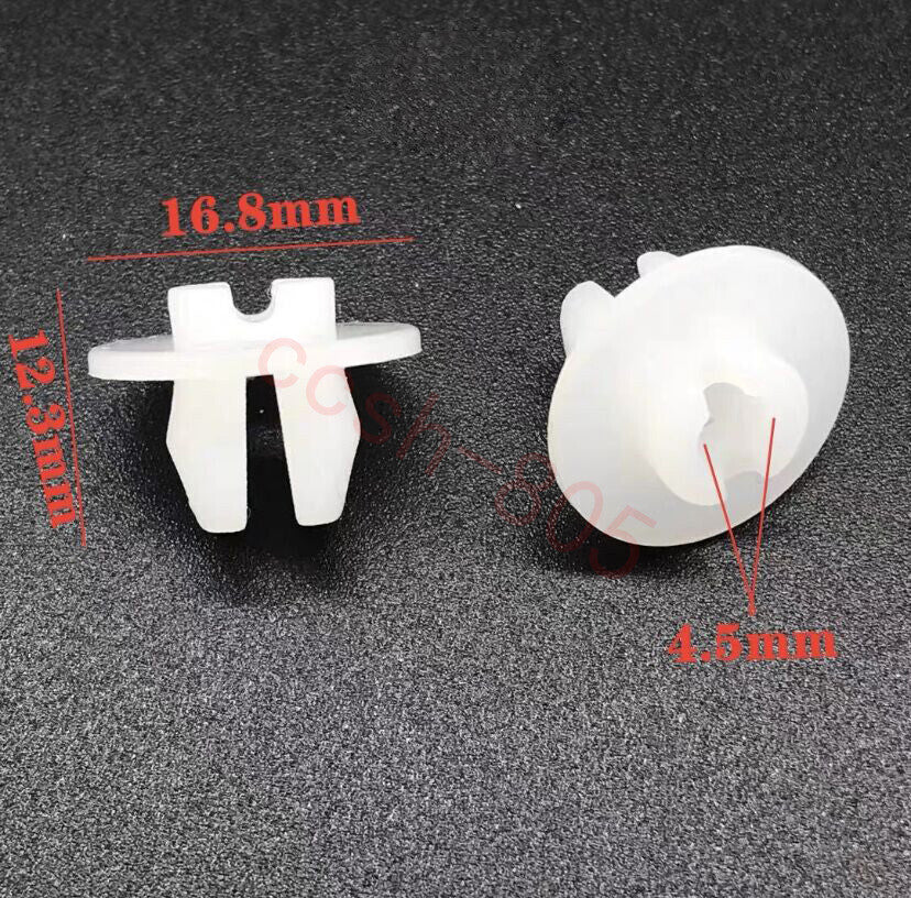 10 Pcs Car Headlight Screw Grommet Nut Retainer Clips for Toyota