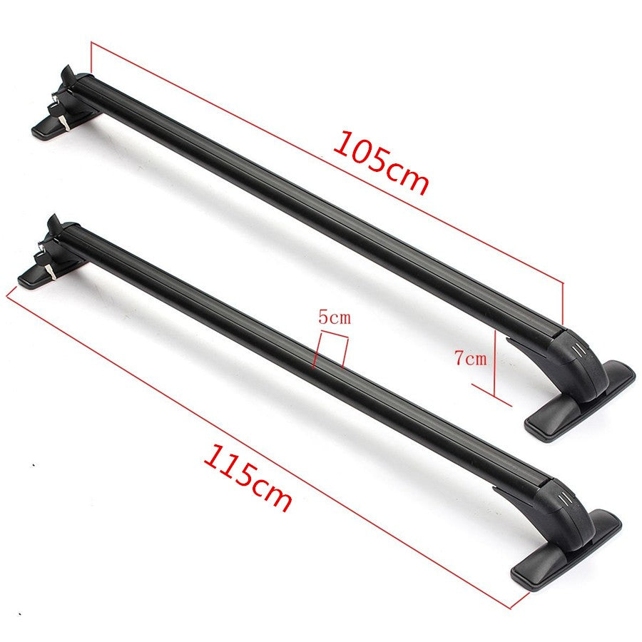 45 Universal Roof Rack Overhead Side Rails Bars Luggage Carrier Aluminium Alloy Q