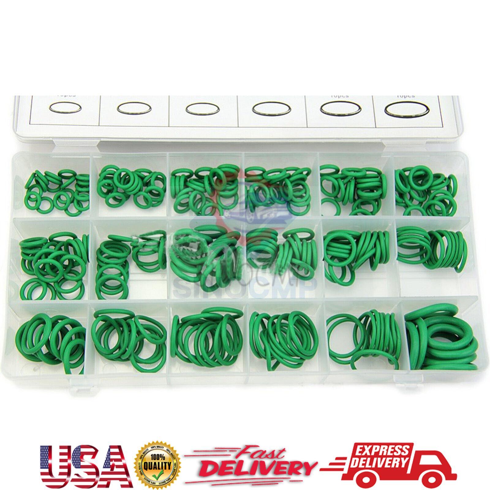 270pcs/set O-Ring Kit HNBR A/C Assortment Oil Proof Plumbing Auto Car AC Repair