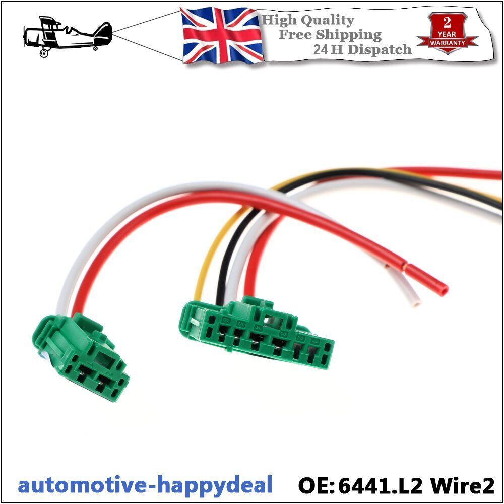 Heater Blower Fan Resistor + Wiring Loom Fits for Citroen for Nissan for Peugeot for Renault