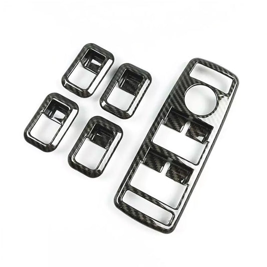 Carbon fiber window switch panel cover trim for Mercedes W246 W204 W212 W166