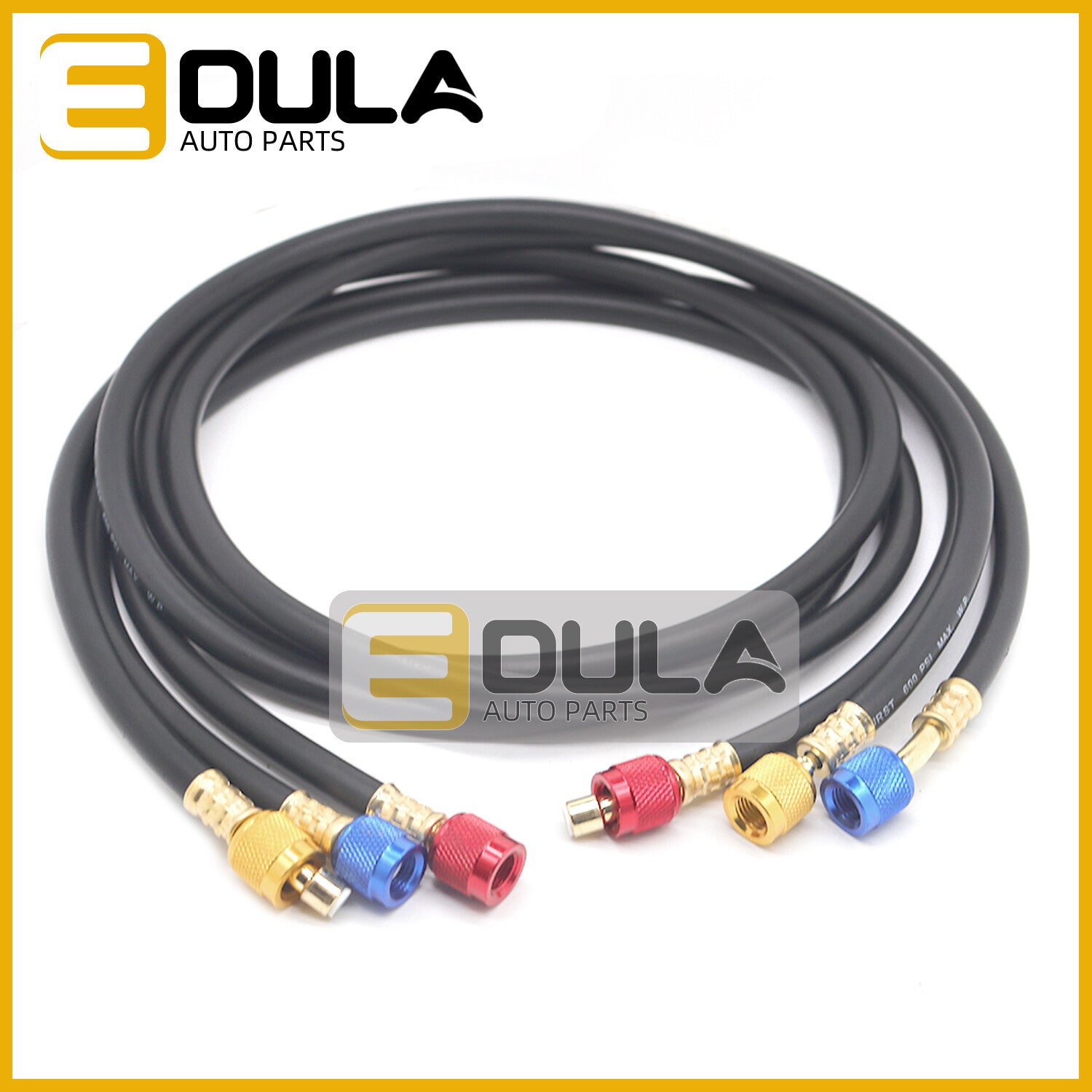 1.5M / 4000psi Air Conditioning Charging Hose Valves fits for R134A R410A R22