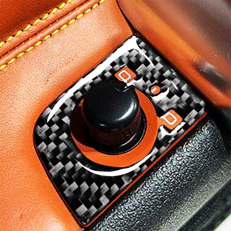 Real Carbon Fiber Car Window Switch Panel Cover Trim Fit for Audi TT 8N 01-2006