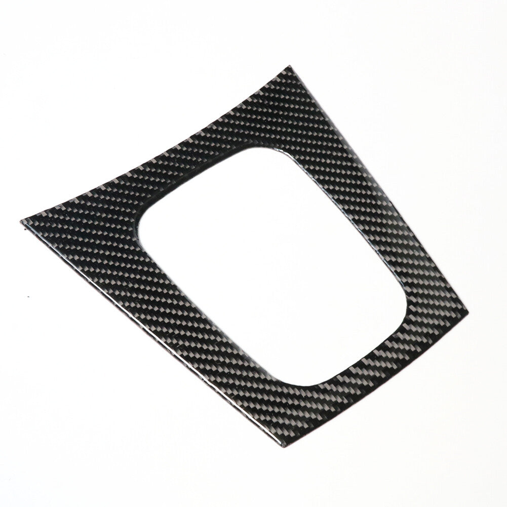For Lancer Carbon Fiber Speedometer Steering Wheel Cover Trim Red v