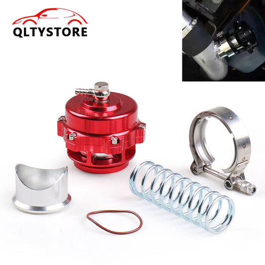 50mm Blow Off Valve BOV fits V-Band Flange Spring 0.4-1.3 Bar 35 PSI Red