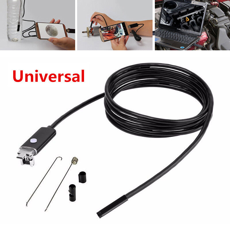 7mm lens inspection camera sight 6LED endoscope tube cable Android PC endoscope - n