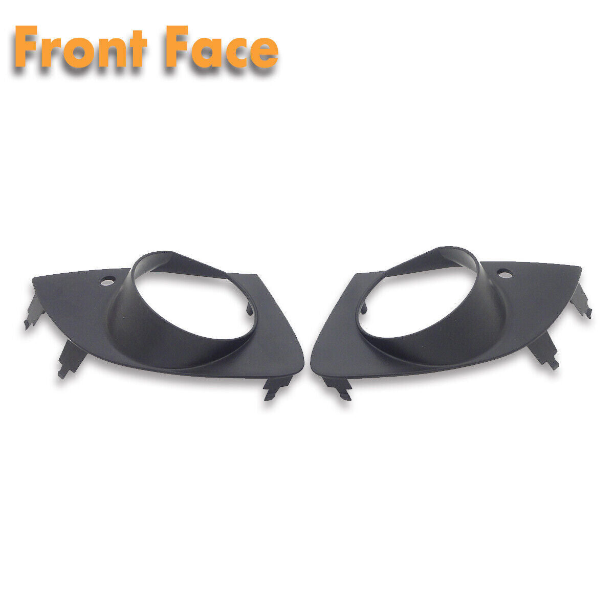 1Pair Front Bumper Fog Light Lamp Cover Trim Bezel for BMW 7SERIES E66 2005-2008
