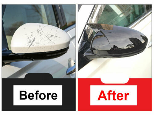 Glossy Black OX Horn Rear View Side Mirror Cover for Nissan Altima Teana 19-2022