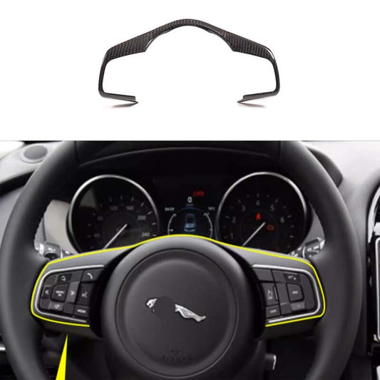 for Jaguar for F-TYPE Frame Trim Dry Carbon Fiber 2014-2023 Steering Wheel Control