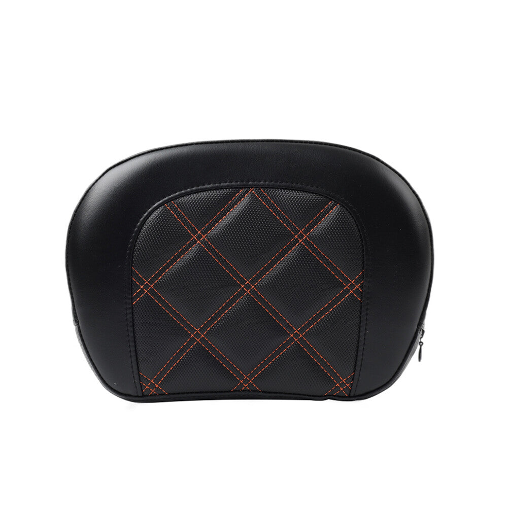 Passenger Sissy Bar Backrest Pad Kit Fits for Harley Road King FLHR Road Glide Q
