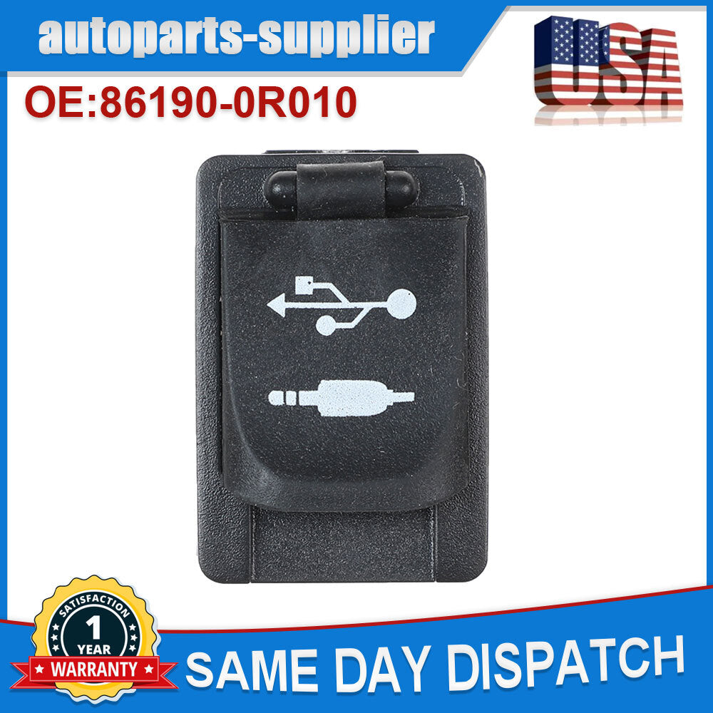 USB port adapter jack 86190-0R010 is suitable for Toyota RAV4, for Camry , Yaris, for Corolla , and for Avalon .