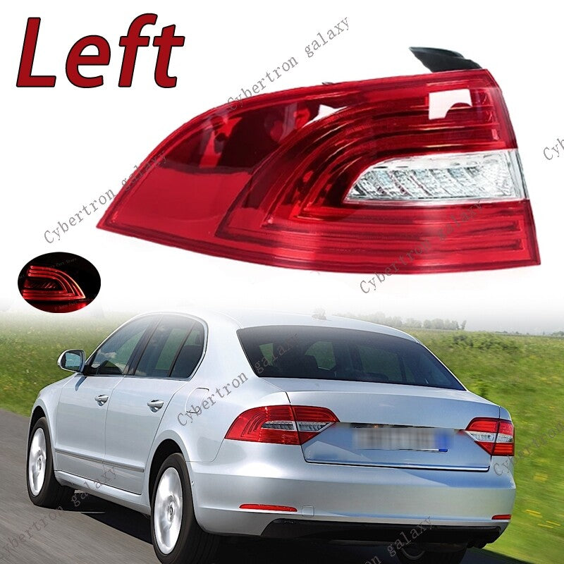 LEFT Tail light Rear Signal Warning Brake Lamp for Skoda SUPERB 2013-2015