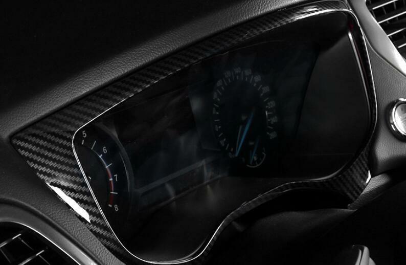 for Ford Mondeo Fusion 2013-2020 Carbon Fiber Dashboard Frame Decor Cover Trim