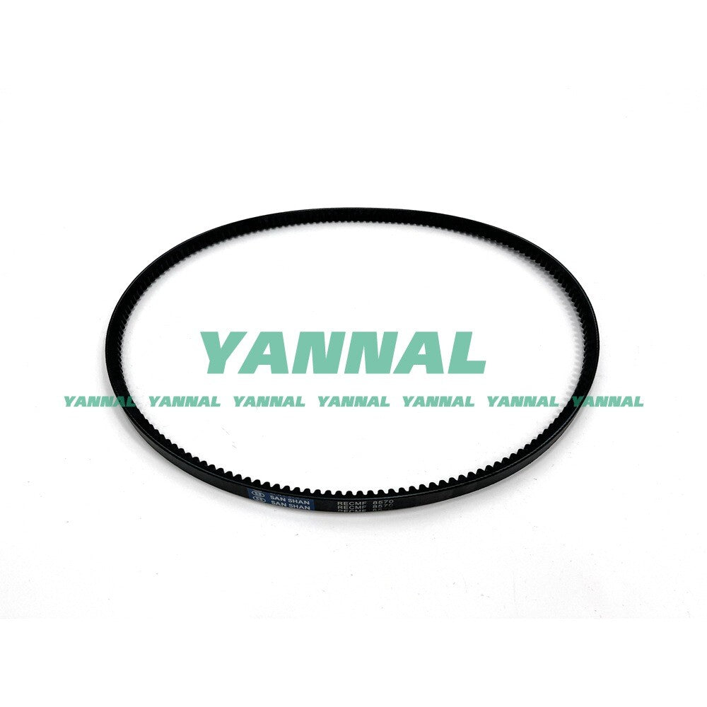 6D105 Alternator Belt is suitable for excavator engine parts.