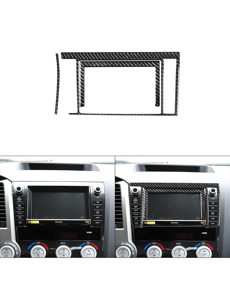 Carbon Fiber Rear Armrest Panel Cover Trim For Land for Range Rover Sport 2014-2017 v