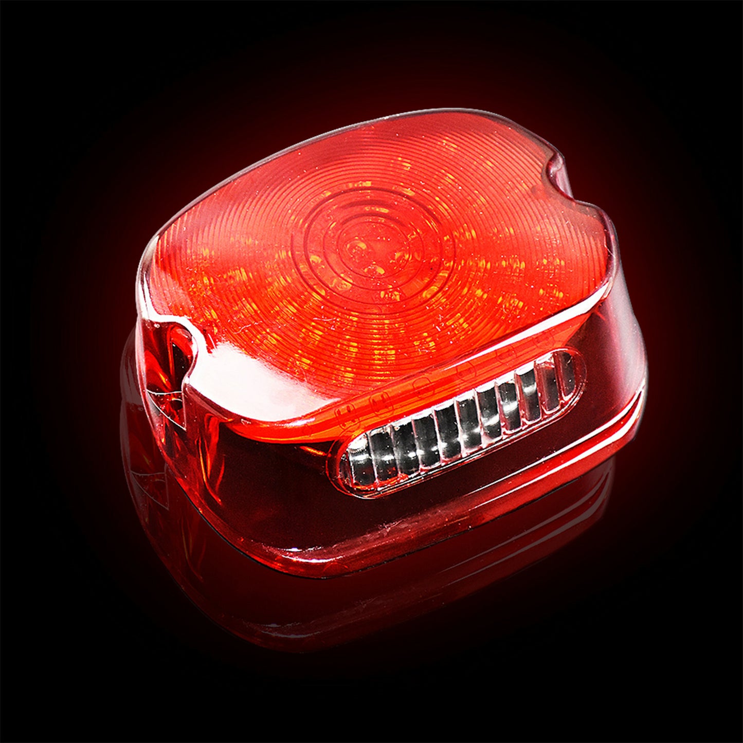 Rear Tail Brake Turn Signal Indicator Light Red Lens Fit for Harley Dyna Softail