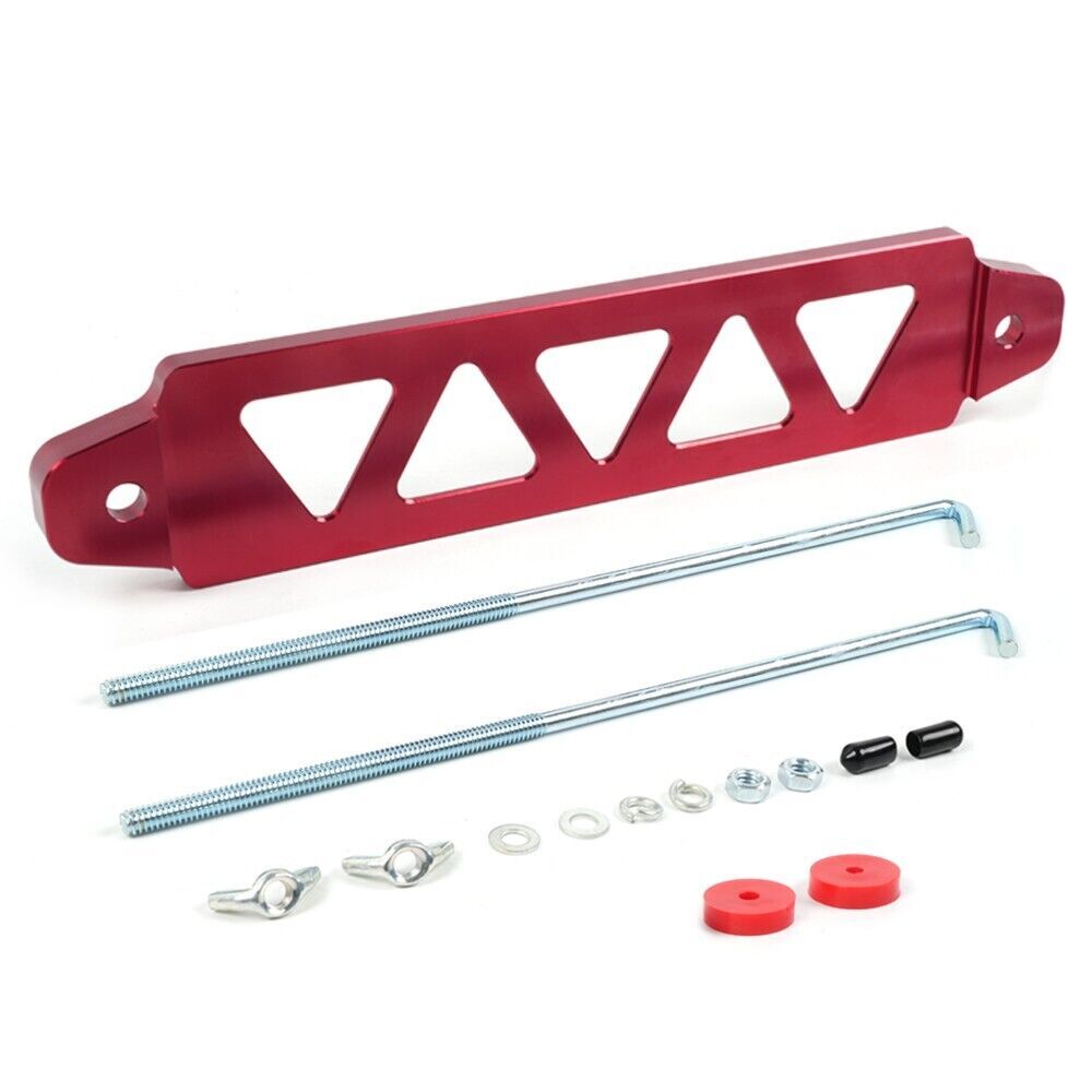 Billet Aluminum Battery Fixed Bracket Retaining Tie Down Holder 10J-Hook Bolt Q