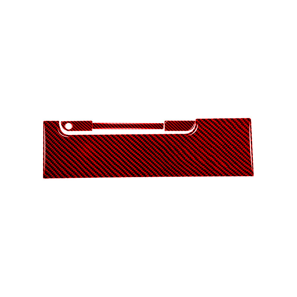 2X Carbon Fiber Rear Window Frame Cover Trim For 718 2016-2022 v
