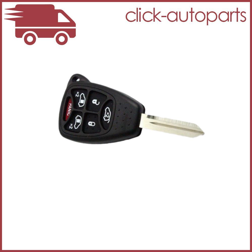 6 BTN  Blank Blade Replace Remote Key Shell Case Fob for Chrysler for Dodge for Jeep Q