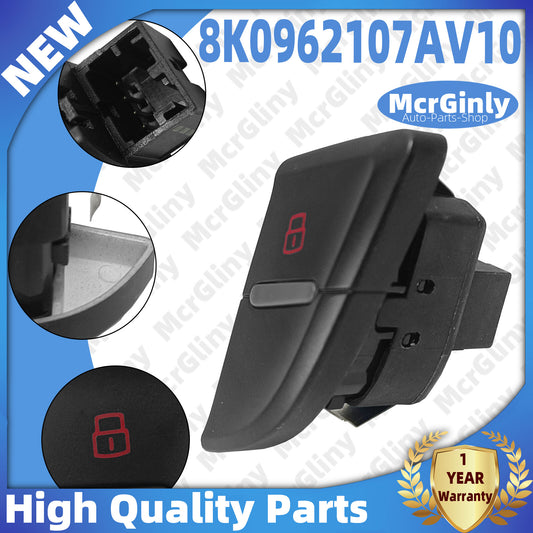 Left rear center door lock switch 8K0962107AV10 is for Audi A4 Quattro 8K0962107A- n