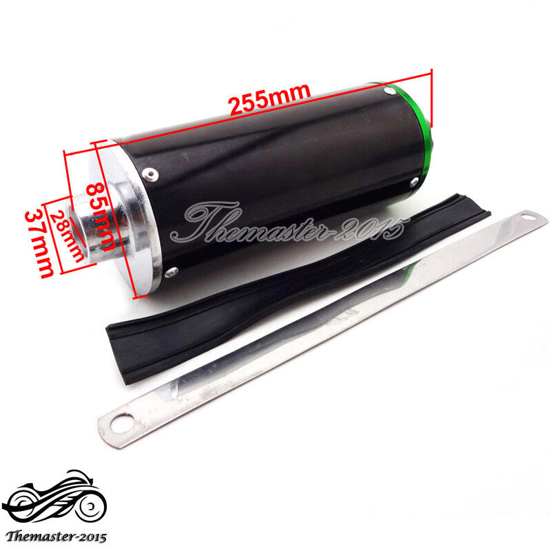 28mm Aluminum Exhaust Muffler For 50cc 110cc 125cc CRF XR SSR ATV Pit Dirt Bike