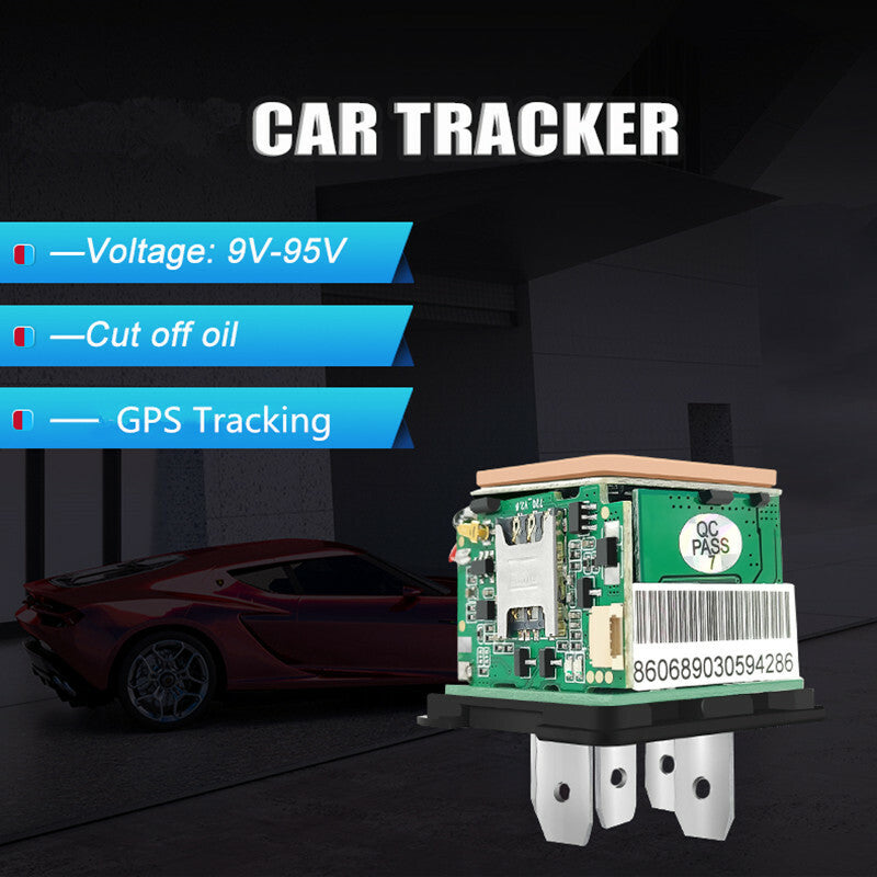 Car Tracker Relay Design Cut Off Fuel Antitheft Real Time Monitoring GPS Locator