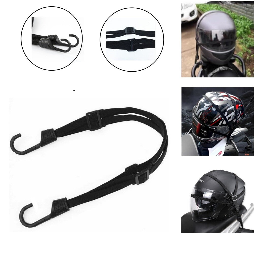 Motorcycle Retractable Luggage Strap Fits For Securing Luggage Helmet Universal
