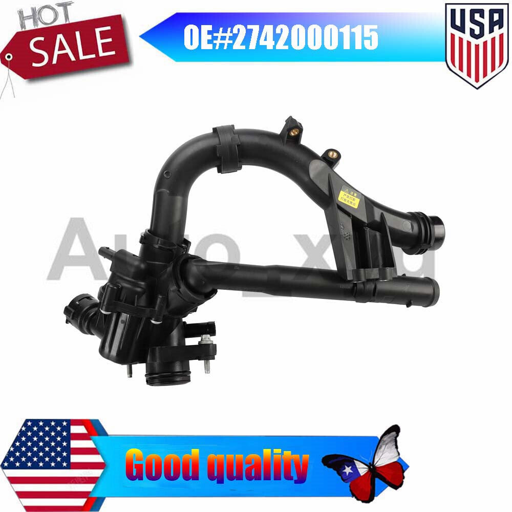 2742000115 Coolant thermostat housing assembly suitable for Mercedes-Benz C200 E300 C350e Q