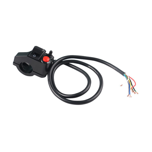 Motorcycle Handlebar Horn Turn Signal Light Total Control Switch Assembly 12V DC Q