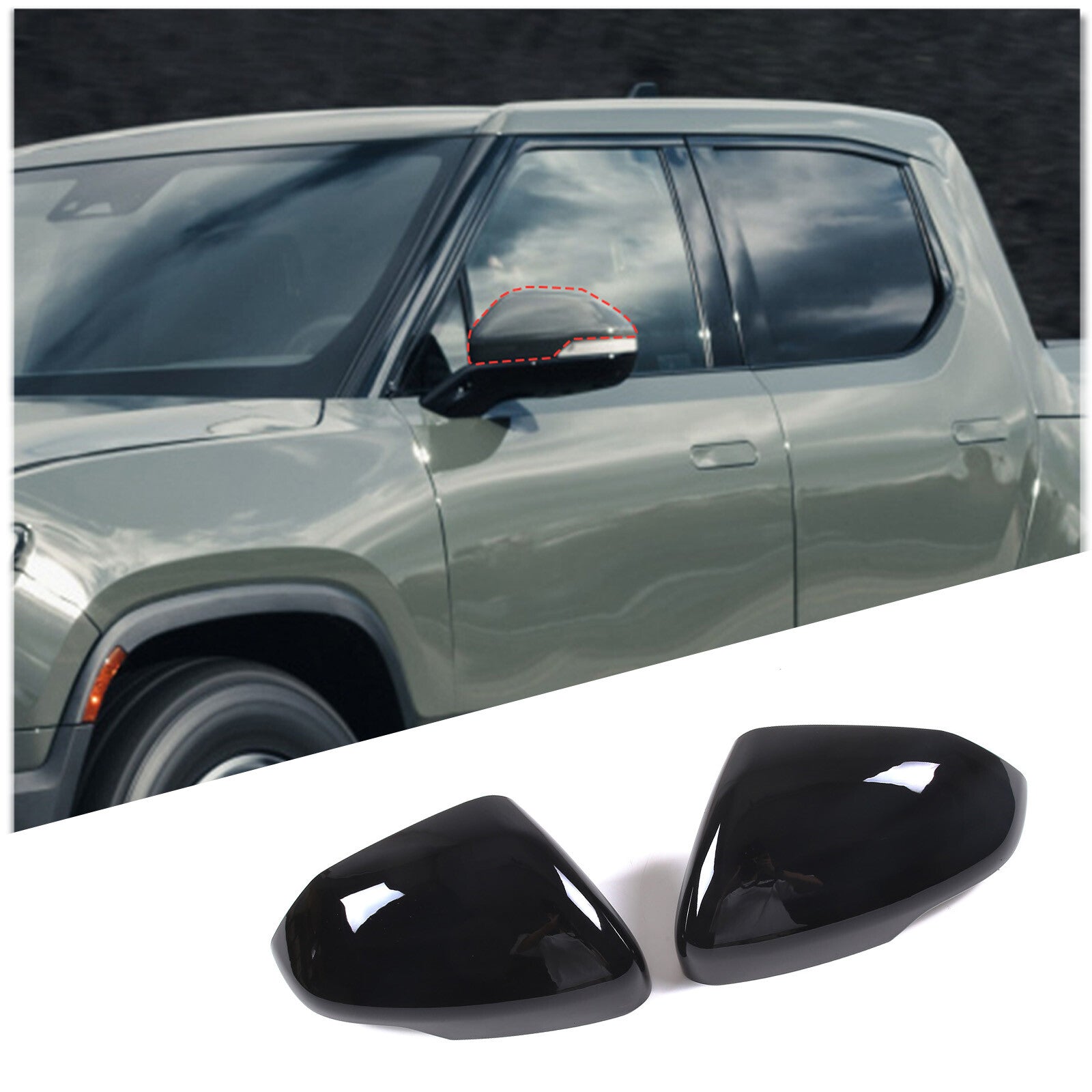 Black stainless steel rear bumper window cover trim for Land Rover for Defender 20-22