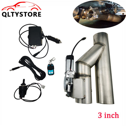 3'' Electric Exhaust Single Control Valve w /Manual & Remote Control Stainless Q